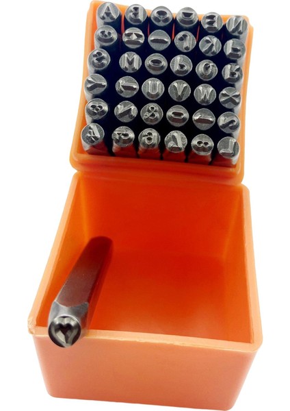 37PCS Numaralar Damga Yumruk Aletleri Set Dıy Alfabe Pulları Leathercraft Numaraları (Yurt Dışından)