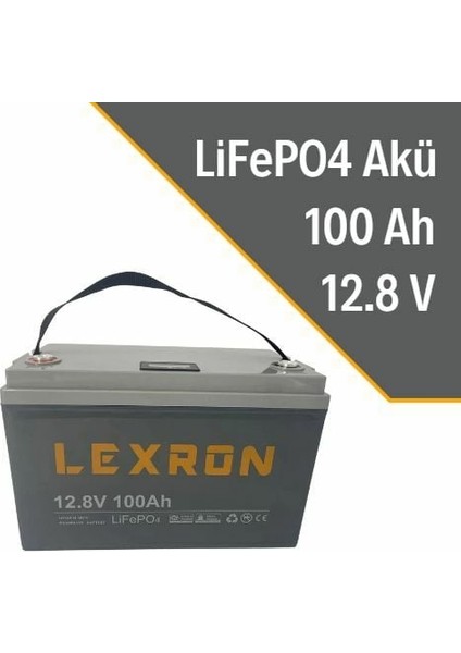 100AH 12.8V Lityum Akü