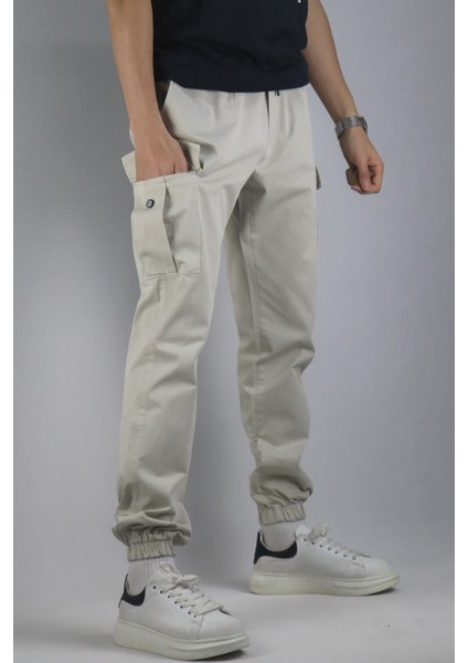 Taş Erkek Oversize Jogger Bel Ve Paça Lastikli Kargo Cepli Pantolon fiyatları