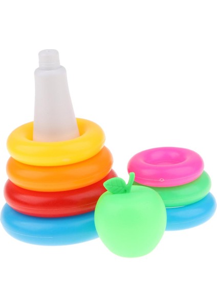 Plastik Istifleme Yüzük Kiti, Çocuklar Için Oyuncak Oynayan Yeşil Elma Banyosu Bebek Çocuğu (Yurt Dışından) fiyatları