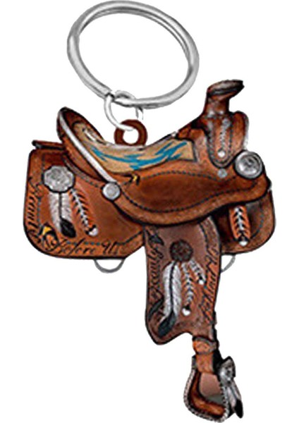Kovboy El Sanatları Hediye Telefonu Dekorasyon Cüzdanı Kolye Stili Için At Saddle Anahtarı I (Yurt Dışından) fiyatları