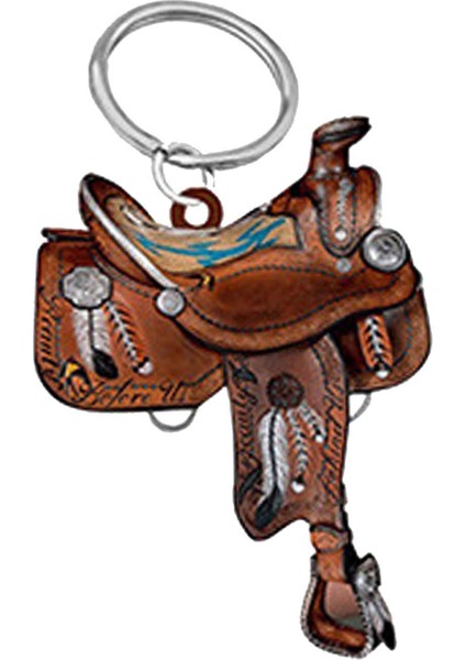 Kovboy El Sanatları Hediye Telefonu Dekorasyon Cüzdanı Kolye Stili Için At Saddle Anahtarı I (Yurt Dışından) fırsatları