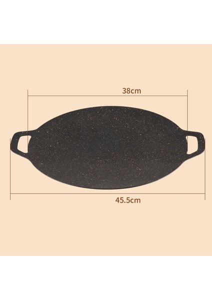 Barbekü Izgara Tavası Hafif Barbekü Izgara Tabağı Malzemeler Için Yürüyüş Mutfağı 38CM (Yurt Dışından) indirimleri