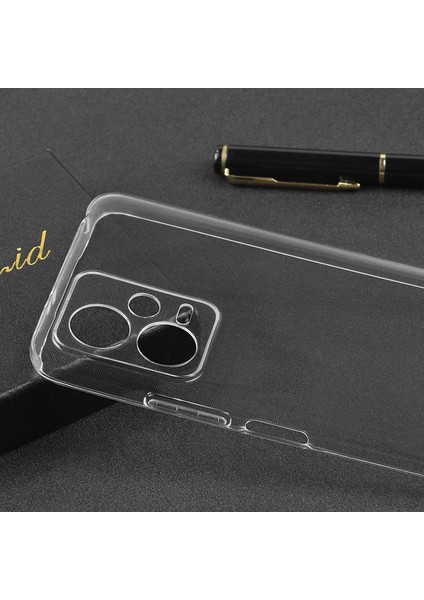 Xiaomi Redmi Note 12 5g ile Uyumlu Kılıf Şeffaf Kamera Korumalı Esnek Silikon Telefon Kılıfı Kapak
