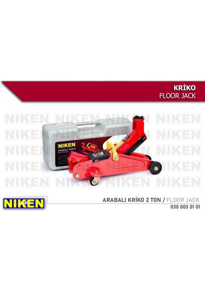 Arabalı Kriko 2 Ton