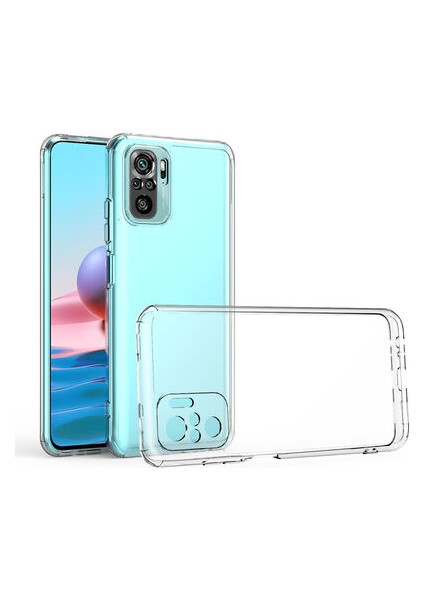 Xiaomi Poco M5S ile Uyumlu Kılıf Şeffaf Kamera Korumalı Esnek Silikon Telefon Kılıfı Kapak