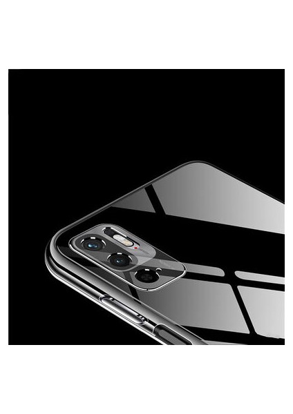 Xiaomi Poco M3 Pro ile Uyumlu Kılıf Şeffaf Kamera Korumalı Esnek Silikon Telefon Kılıfı Kapak indirimleri