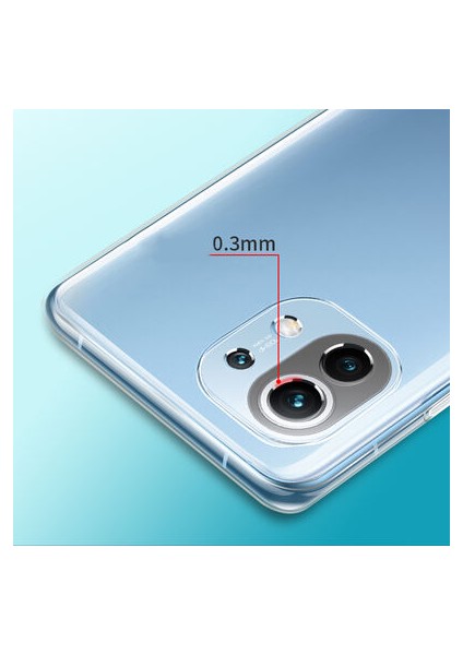 Xiaomi Mi 11 Lite ile Uyumlu Kılıf Şeffaf Kamera Korumalı Esnek Silikon Telefon Kılıfı Kapak modelleri