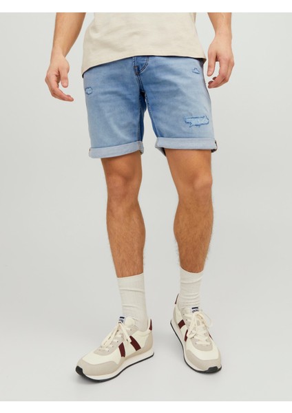 Erkek Yırtık Desenli Kot Şort 12224124 fiyatları