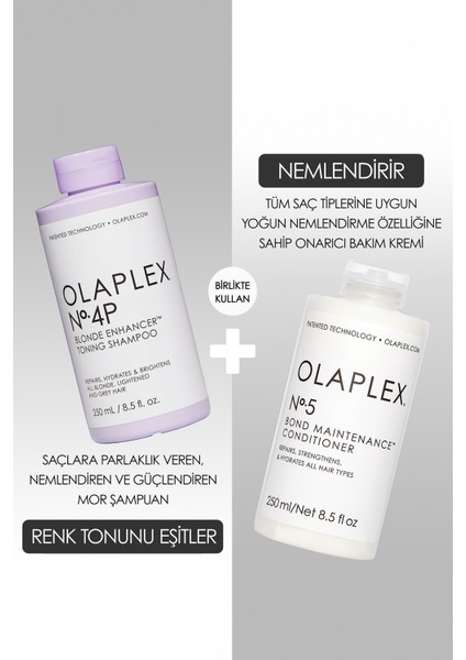 The Blonde Maintenance System - Sarı Saçların Rengini Koruyan & Bağ Güçlendiren Bakım Seti