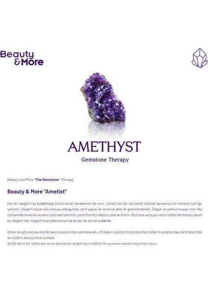 Ametist Detox El, Ayak ve Vücüt Peelingi 300 G Sea Salt + Simmondsia Chinensis Seed Oil+ Ametist Powder