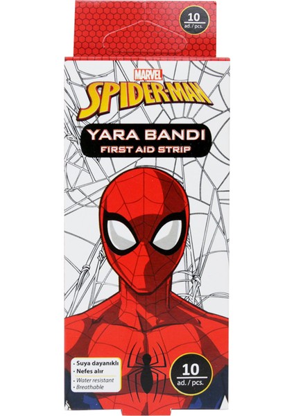 Spiderman 10 Lu Çocuk Yarabandı Marvel Örümcek Adam