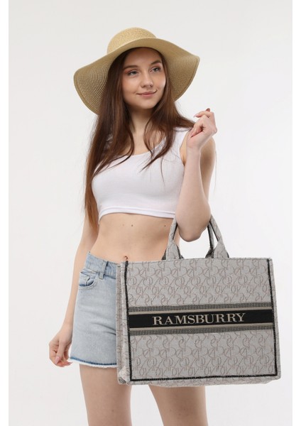 Kadın Su Itici Dokuma Kumaş Alışveriş Çantası-Plaj Çantası modelleri