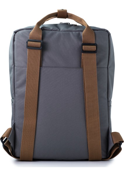 Unisex Siyah Su Geçirmez Imperteks Kumaş 15.6 Inç Laptop Bölmeli Sırt Çantası fırsatları