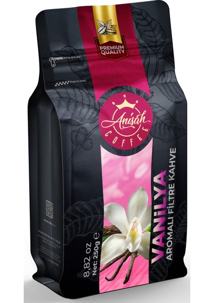 Vanilya Aromalı Filtre Kahve 250 gr