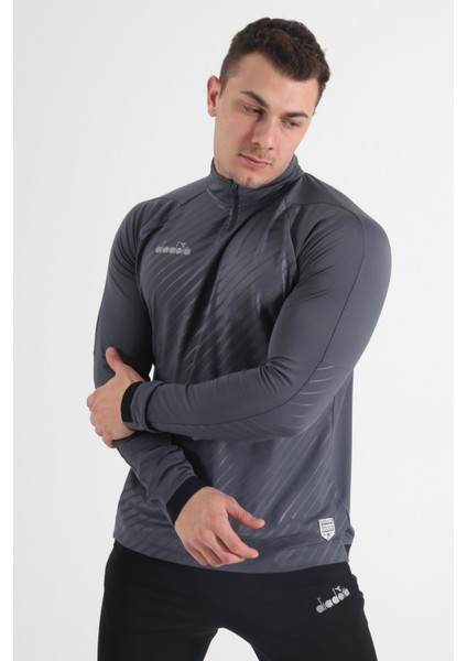 Elite Antrenman Eşofmanı Tek Üst Antrasit modelleri