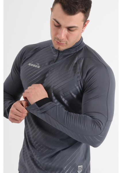 Elite Antrenman Eşofmanı Tek Üst Antrasit fırsatları