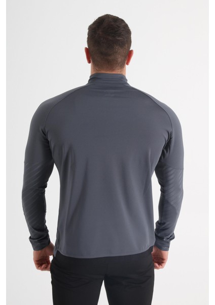 Elite Antrenman Eşofmanı Tek Üst Antrasit indirimleri