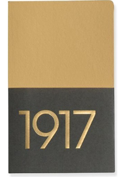 Leuchttrum 1917 Jottbook Metallic Edition Çizgisiz 2'li Defter Seti A6 Gold