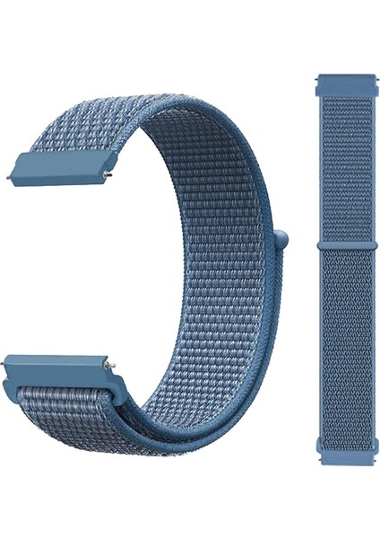 Samsung Gear S2 Classic - Gear Sport Uyumlu 20MM Hasır Dokuma Kordon Kayış