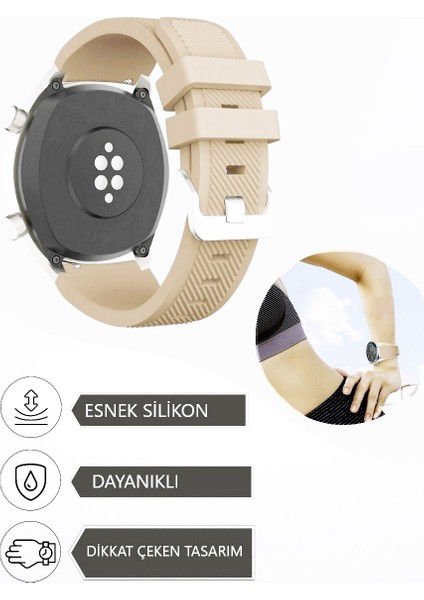 Samsung Gear S3 Frontier-Classic / Galaxy Watch 3 (45MM) - Watch 1 (46MM) Çizgi Desenli Kordon modelleri