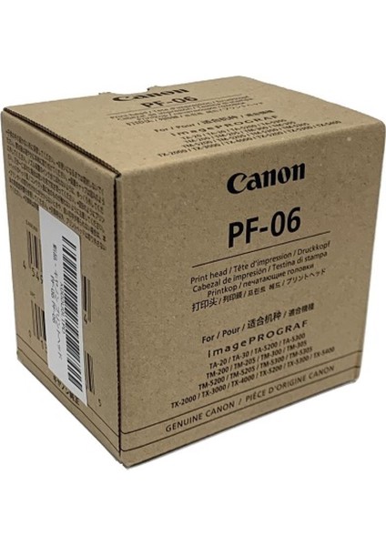 ® Canon PF-06 Orijinal Plotter Baskı Kafası Print Head (2352C001)