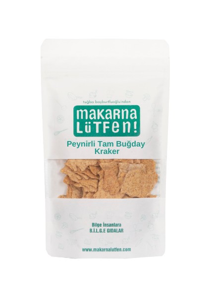 Makarna Lütfen Peynirli Tam Buğday Kraker (70 Gram)