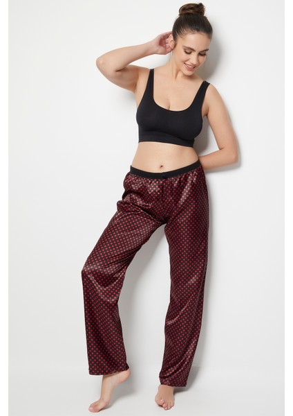 Puantiyeli Saten Pijama Altı fırsatları