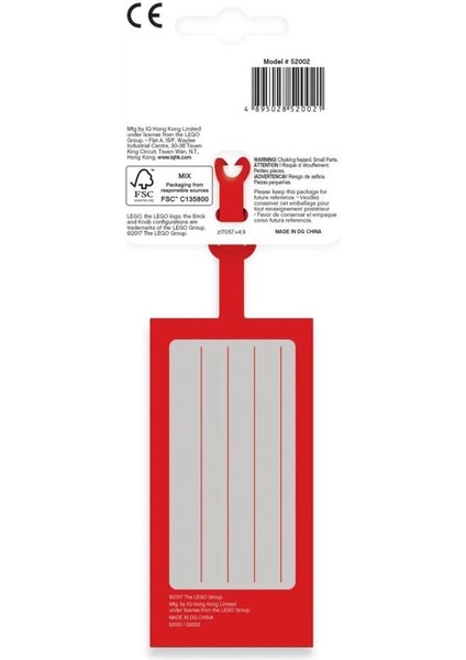 Gear 5005542 2x4 Red Luggage Tag fiyatları