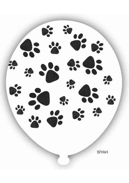 Pati Desenli Baskılı Balon