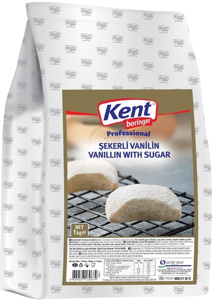 Kent Boringer Şekerli Vanilin 1 kg