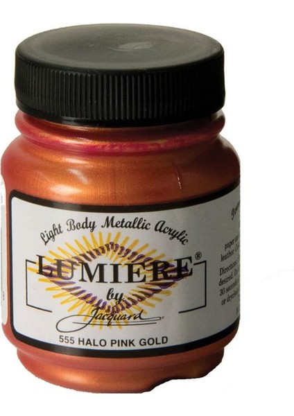 Lumiere Acrylic Paint 66 ml Halo Pink Gold 555