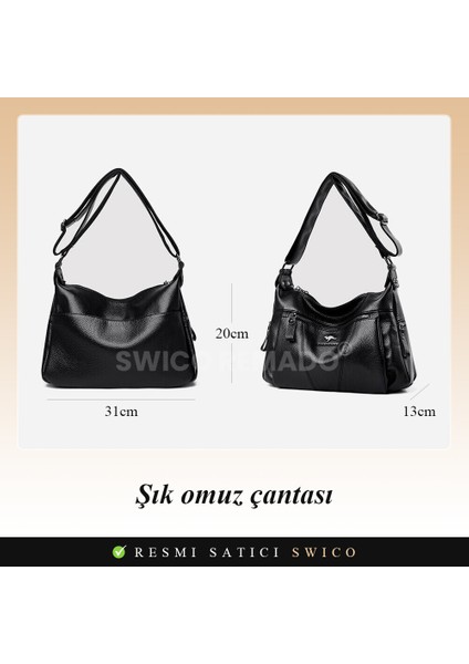 Kadın Büyük Kapasiteli Omuz Çantası (Yurt Dışından) fiyatları