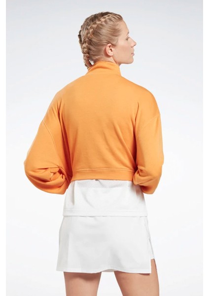 Wor Knit 1/4 Zip Mavi Kadın Sweatshirt fiyatları