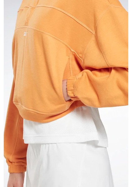 Wor Knit 1/4 Zip Mavi Kadın Sweatshirt modelleri