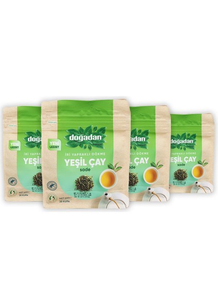 Dökme Yeşil Çay Sade 60 gr x 4 Adet