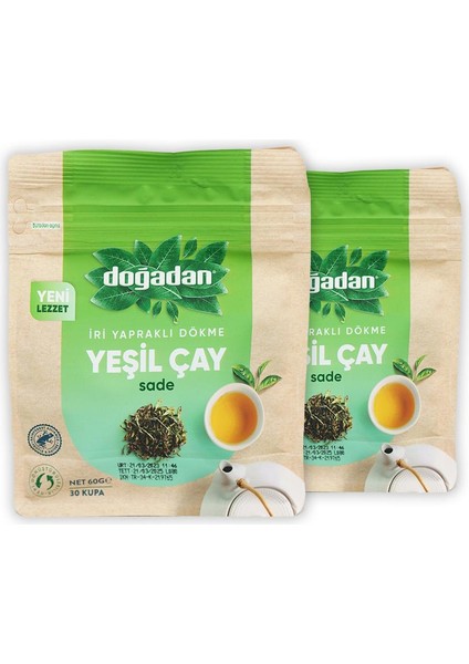 Dökme Yeşil Çay Sade 60 gr x 2 Adet