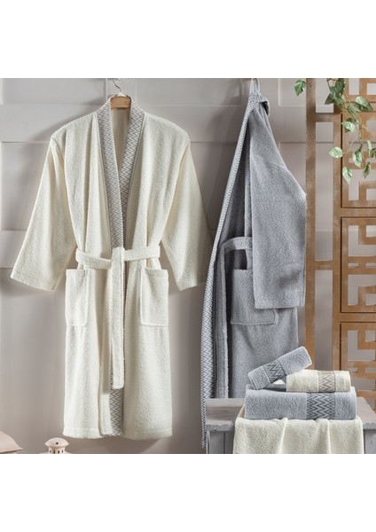 Loft Banyo Seti-6 Parça-Gri