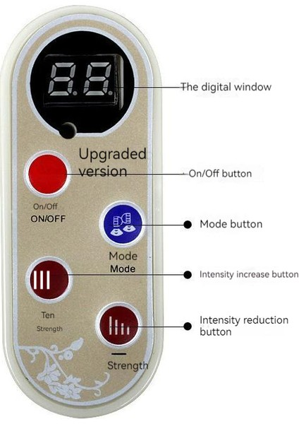 Elektrikli Servikal Omurga Masaj Aleti - Gri (Yurt Dışından)