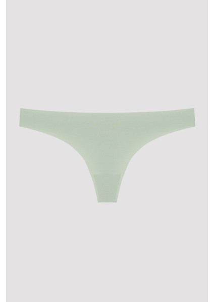 Lazer Kesim Pamuklu Mint Yeşili Tanga Külot modelleri