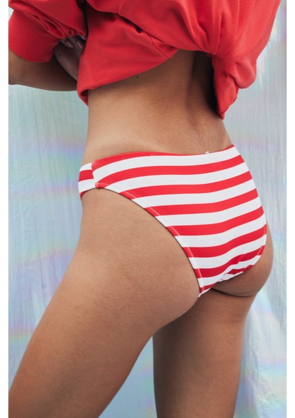La Jolla Çizgili Slip Bikini Altı-aysu Türkoğlu Koleksiyonu