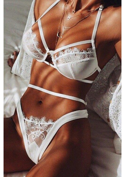 Kadın Siyah Dantel Detaylı Iç Çamaşır Takımı Fantezi Kostüm fiyatları