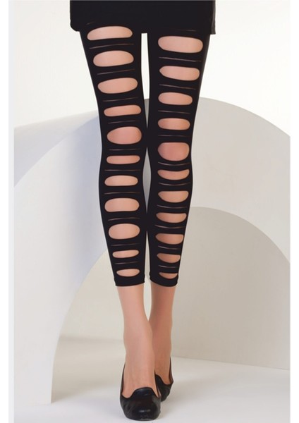 Daymod Yırtık Desenli Tayt