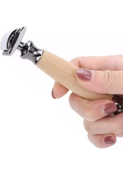 Shave Q5 Manuel Tıraş Makinesi + U3 Full Metal Ustura + 5'li Platinum Jilet