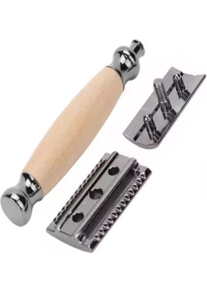 Shave Q5 Manuel Tıraş Makinesi + U3 Full Metal Ustura + 5'li Platinum Jilet