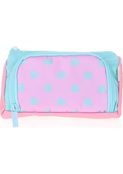 3 Colors Plump Kalem Çantası Paws K2433