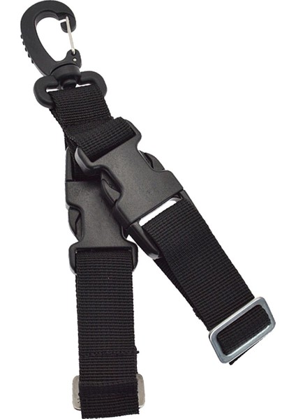 Dalış Fin Kayışı Evrensel Dişli Şnorkel Keeper Strap Unisex Scuba Dalış Siyah (Yurt Dışından)