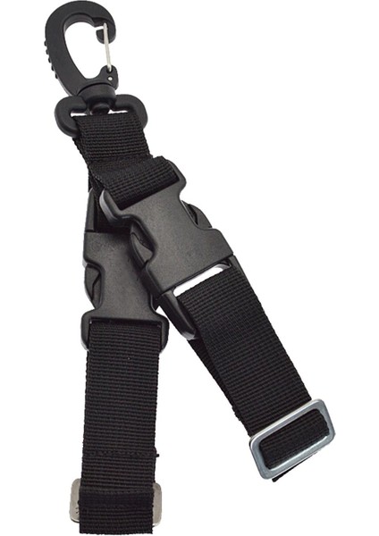 Dalış Fin Kayışı Evrensel Dişli Şnorkel Keeper Strap Unisex Scuba Dalış Siyah (Yurt Dışından)