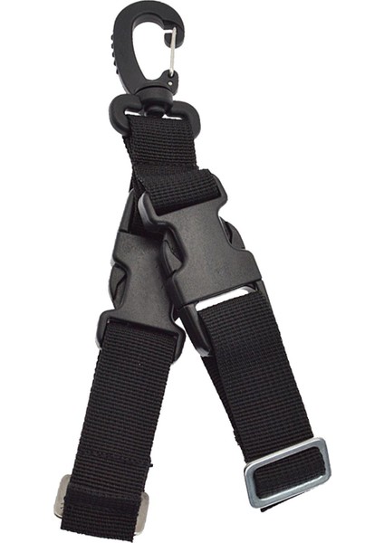 Dalış Fin Kayışı Evrensel Dişli Şnorkel Keeper Strap Unisex Scuba Dalış Siyah (Yurt Dışından)