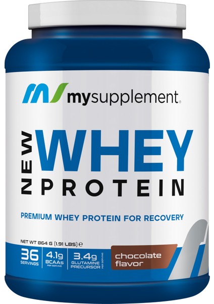 Whey Protein Tozu Çikolata Aromalı 864gr 36 Servis